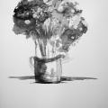 nature morte à l'encre de chine 