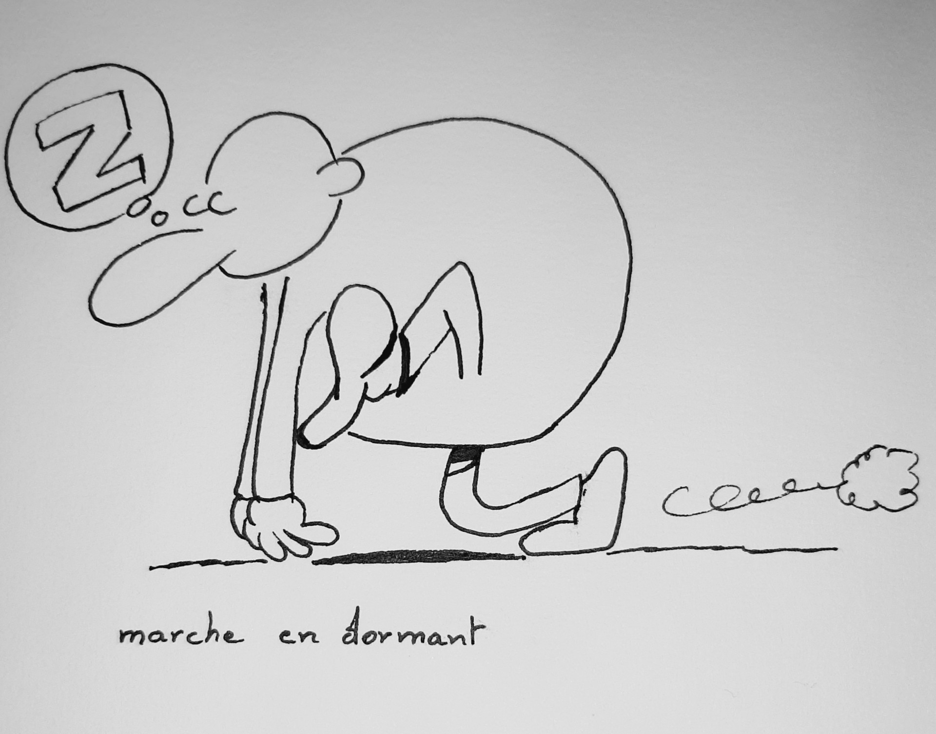 marche en dormant